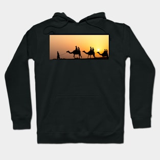 Sunset in the Arabian desert Hoodie